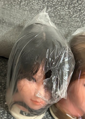 PRODIVA 60CM GERÇEK SAÇLI EGiTiM MANKENi - Görsel 6