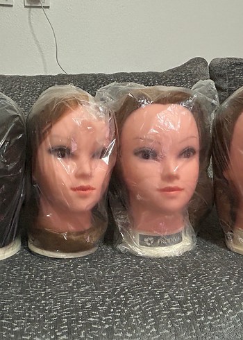 PRODIVA 60CM GERÇEK SAÇLI EGiTiM MANKENi - Görsel 9