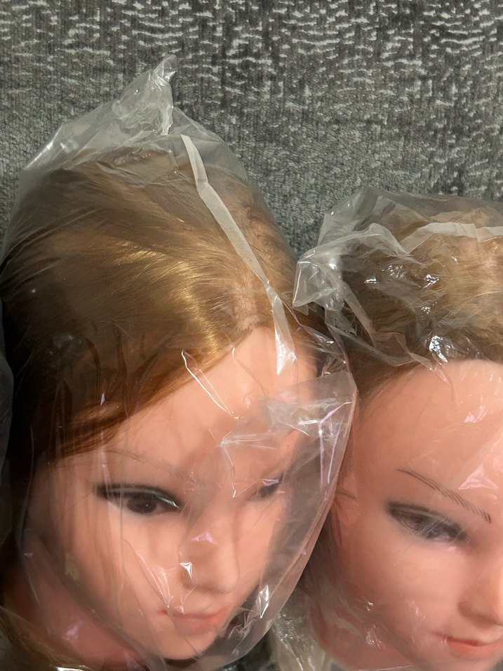 PRODIVA 60CM GERÇEK SAÇLI EGiTiM MANKENi - Görsel 5