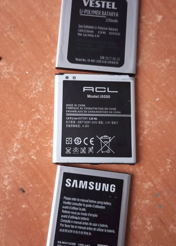 3 adet Samsung i9500 Telefon Bataryası - Görsel 2