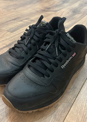 Siyah Reebok klasik erkek Spor Ayakkabı - Görsel 3