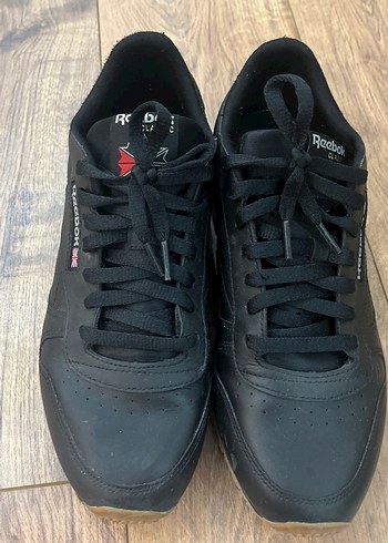 Siyah Reebok klasik erkek Spor Ayakkabı - Görsel 2