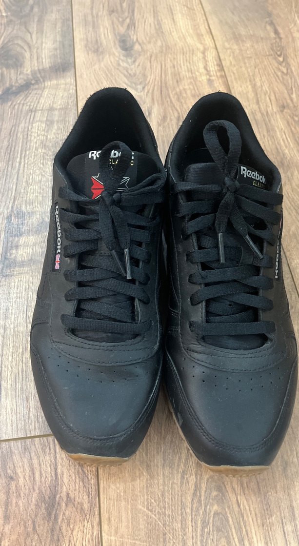 Siyah Reebok klasik erkek Spor Ayakkabı - Görsel 2