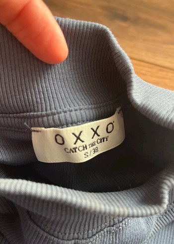 Gri Yüksek YakalıUzun Kollu bluz - Görsel 3