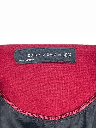 xs Beden bordo Renk Zara Kaban %70 İndirimli.
