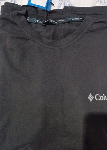 m Beden Columbia Erkek Siyah Kısa Kollu Tişört