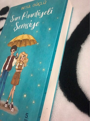 BETÜL GÜÇLÜ SARI PUANTİYELİ ŞEMSİYE - Görsel 2