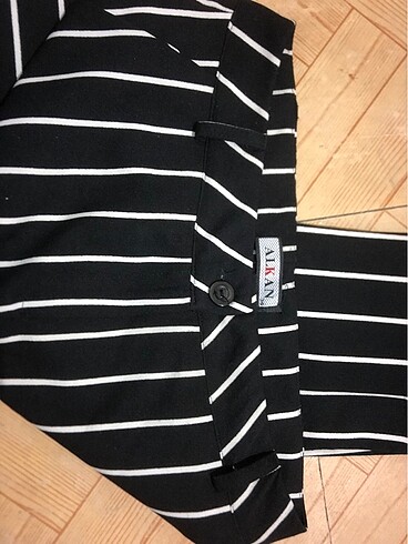 kadın yazlık çizgili 36 beden - Görsel 3