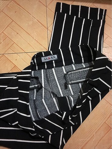 kadın yazlık çizgili 36 beden - Görsel 4