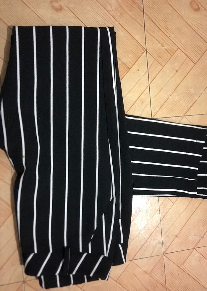 kadın yazlık çizgili 36 beden - Görsel 2