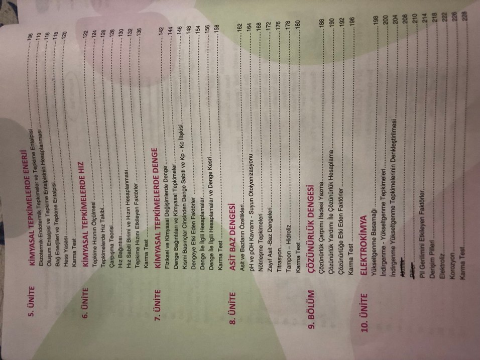 Miray Yayınları AYT Kimya Soru Bankası - Görsel 3