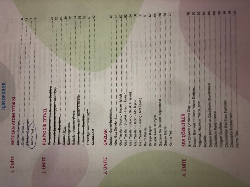 Miray Yayınları AYT Kimya Soru Bankası - Görsel 2