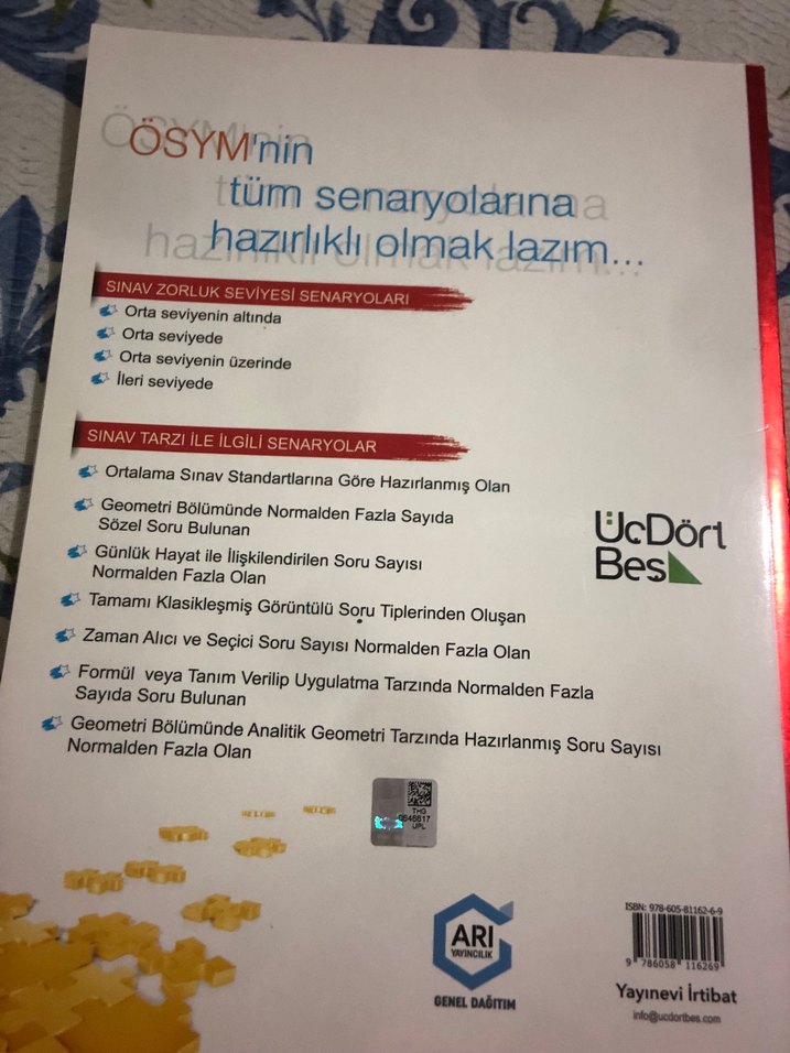 AYT Matematik 10 Adet Deneme Kitabı - Görsel 5