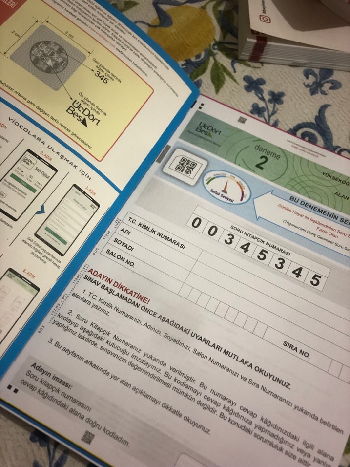 AYT Matematik 10 Adet Deneme Kitabı - Görsel 2