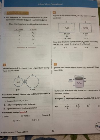 AYT Kimya Adası Ders Notları Kitabı - Görsel 9