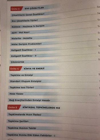 AYT Kimya Adası Ders Notları Kitabı - Görsel 3