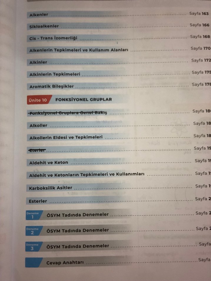 AYT Kimya Adası Ders Notları Kitabı - Görsel 5