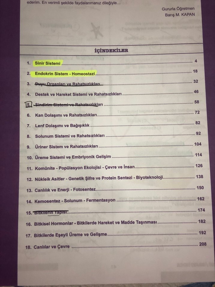 AYT Dr. Biyoloji Soru Bankası Barış Hoca - Görsel 2