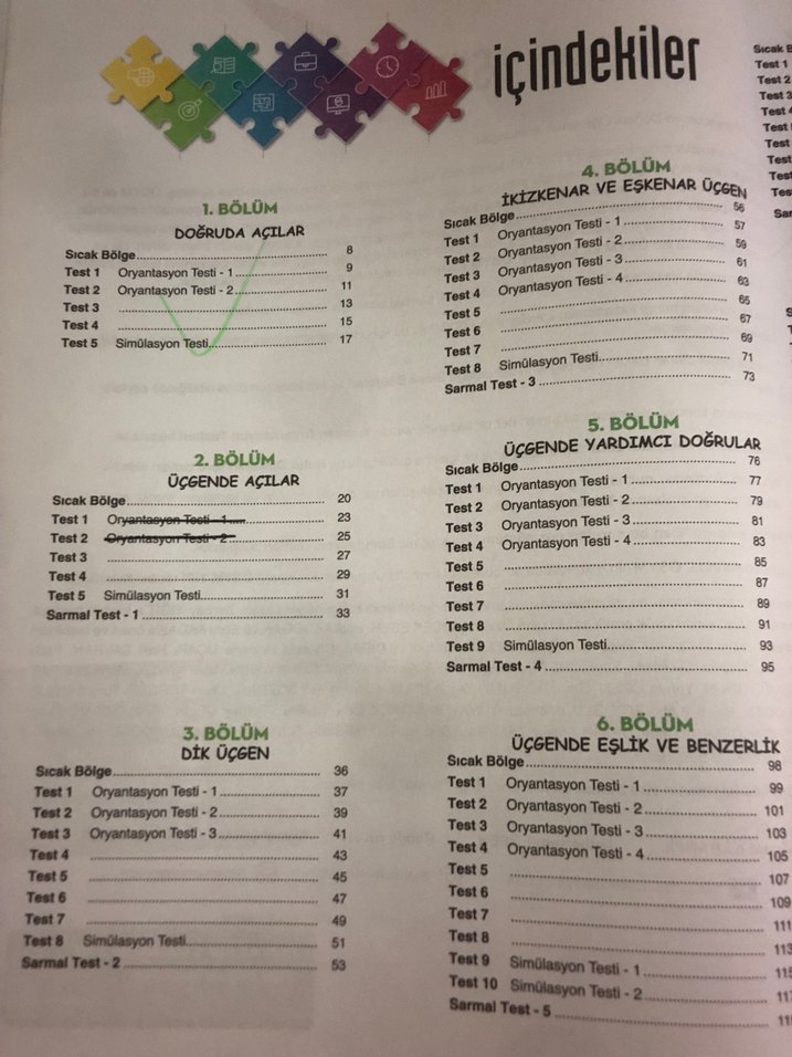 TYT-AYT Geometri Soru Bankası PDF Çözümlü - Görsel 2