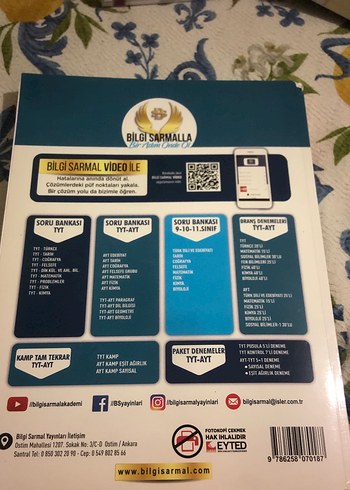 Beden AYT Matematik Soru Bankası 2. Oturum