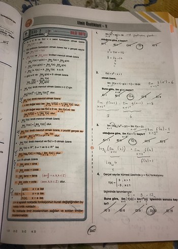 AYT Matematik Soru Bankası 2. Oturum - Görsel 9