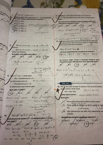 AYT Matematik Soru Bankası 2. Oturum - Görsel 7