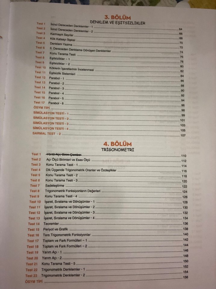 AYT Matematik Soru Bankası 2. Oturum - Görsel 3