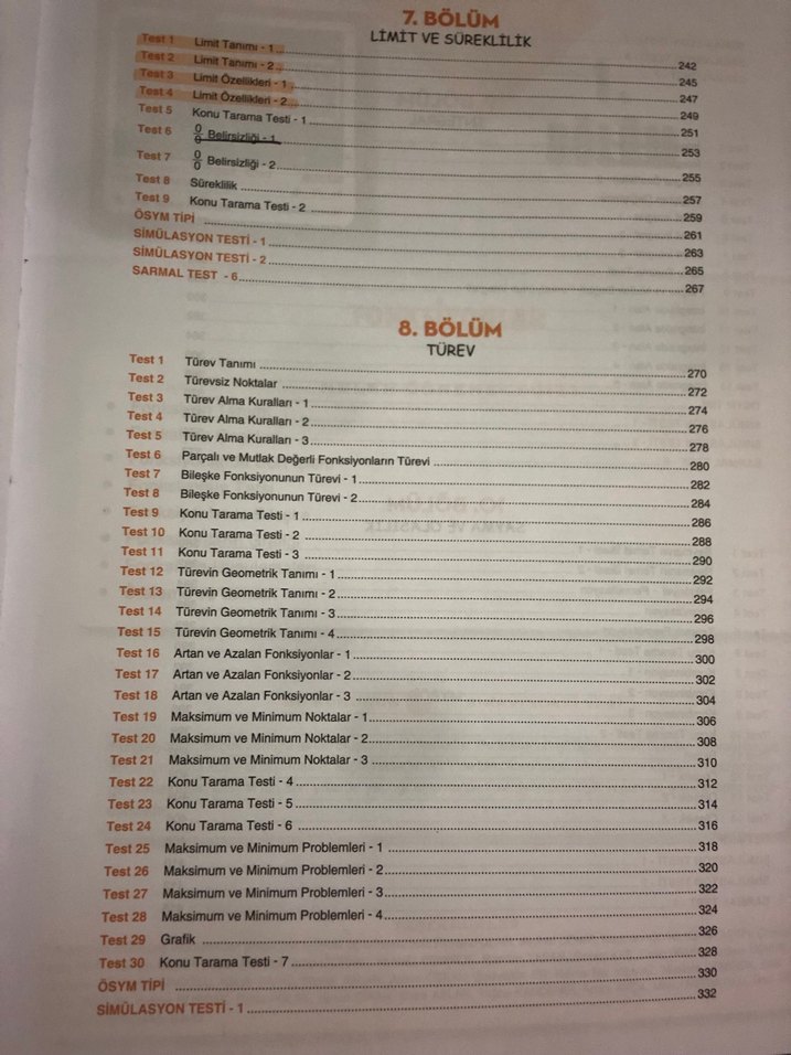 AYT Matematik Soru Bankası 2. Oturum - Görsel 5