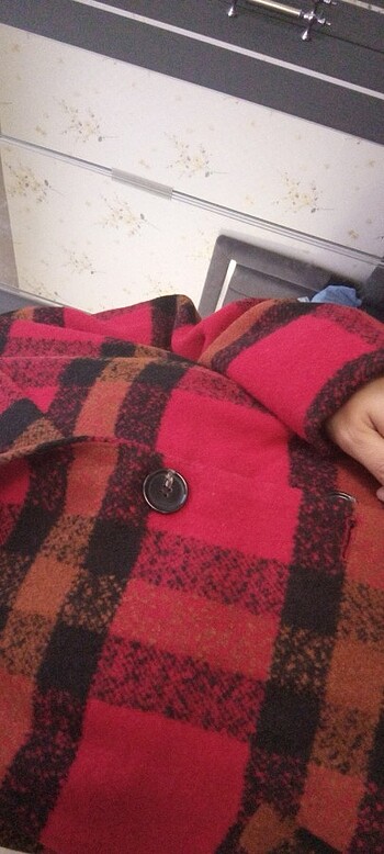 38 Beden çeşitli Renk Kaşe oversize kaban