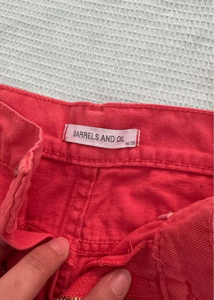 Turuncu keten etek - Görsel 2