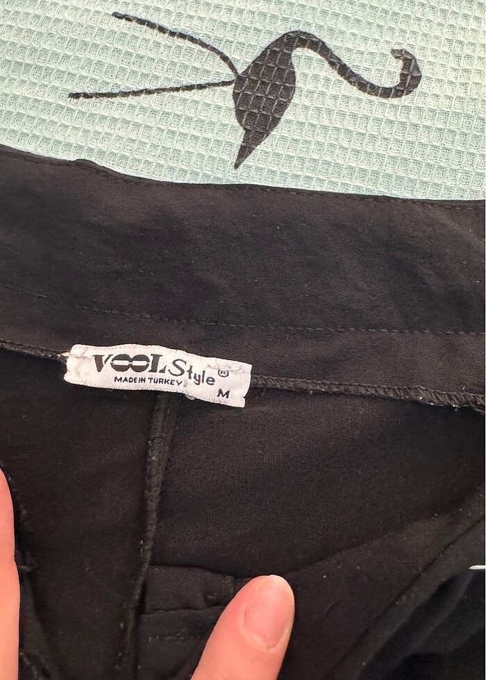 Siyah şort - Görsel 2