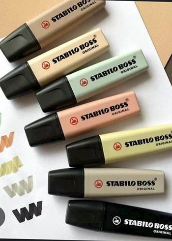 Çok Renkli Fosforlu Kalem Seti - Görsel 2