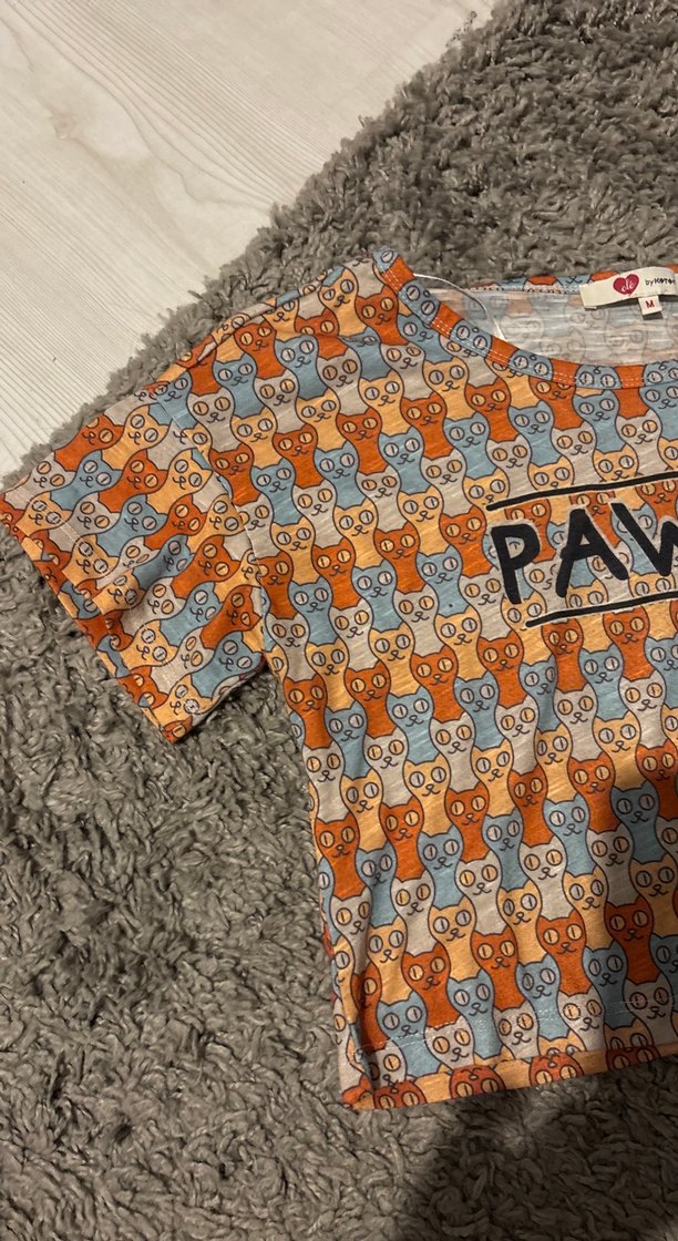 Baskılı Sokak Stili Detaylı Tişört - Görsel 2