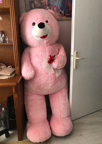 Büyük Pembe Peluş Ayı Oyuncak