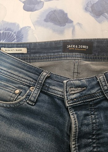 Jack & Jones Slim Fit Mavi Erkek Jean