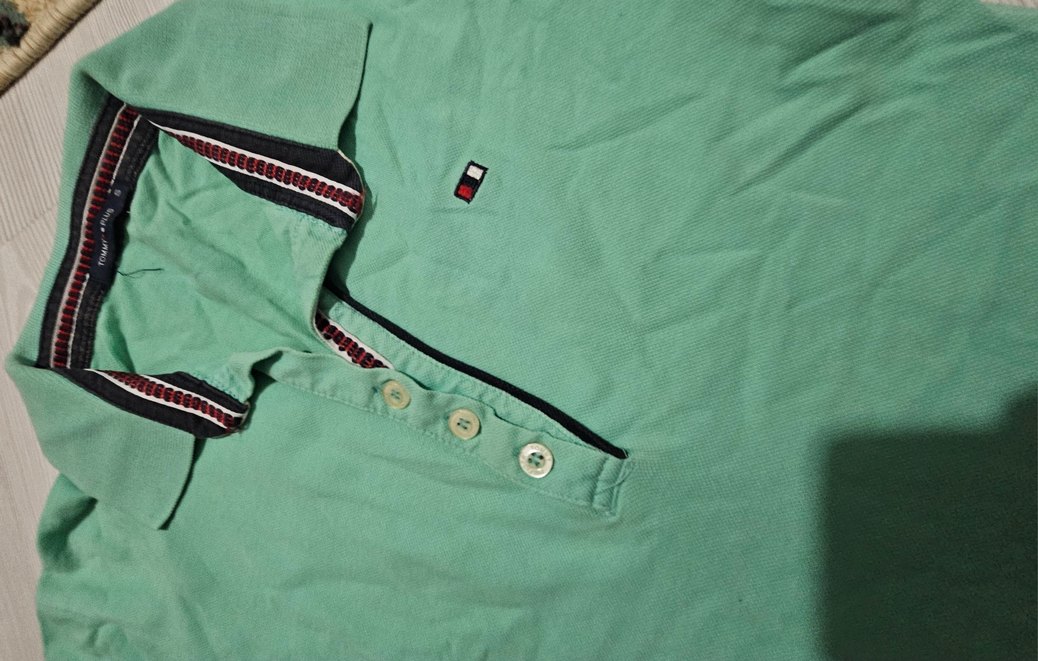 Yeşili Kısa Kollu Polo yaka tshört — görsel 2/4