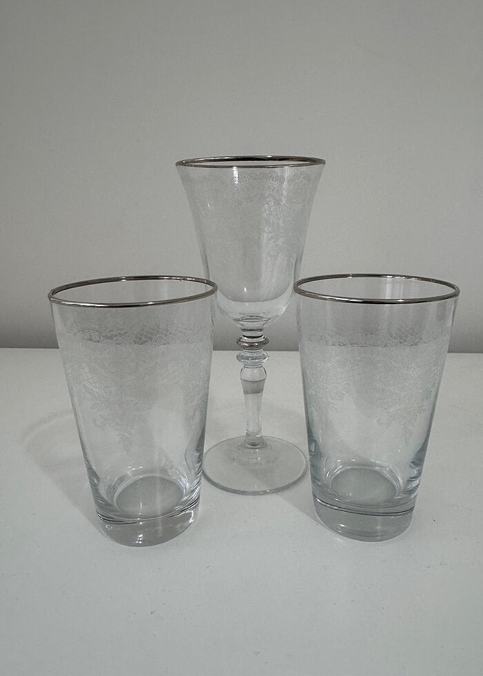 Karaca Dantel Meşrubat Bardağı ve Kadeh Takımı - Görsel 2