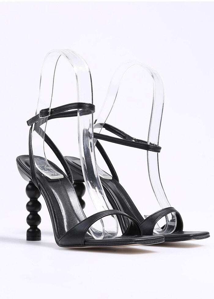 Fabrika Siyah Kadin Topuklu Ayakkabi - Görsel 3