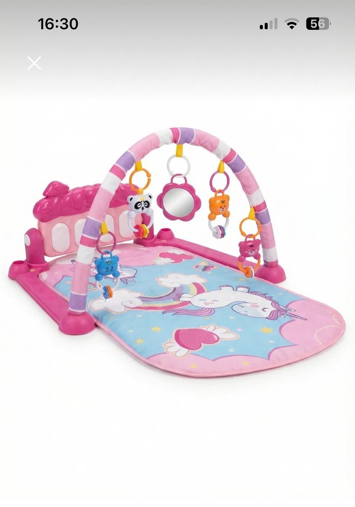 Papaya Pembe Bebek Oyun Halısı - Görsel 2