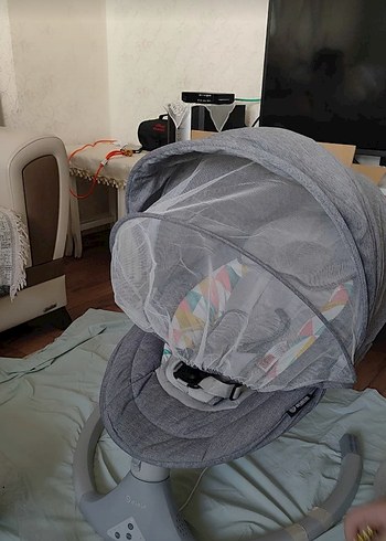Beden Gri Bebek Beşiği ve Salıncak