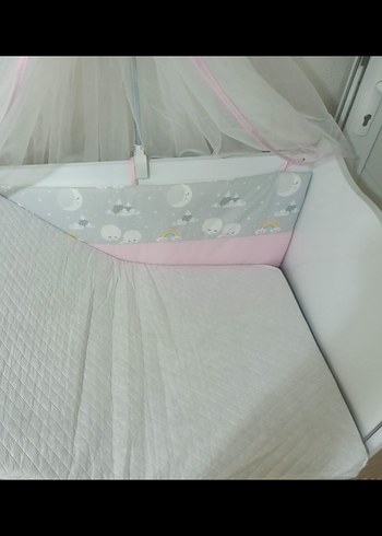 Ikea Beyaz Bebek anne yani asansör Beşik