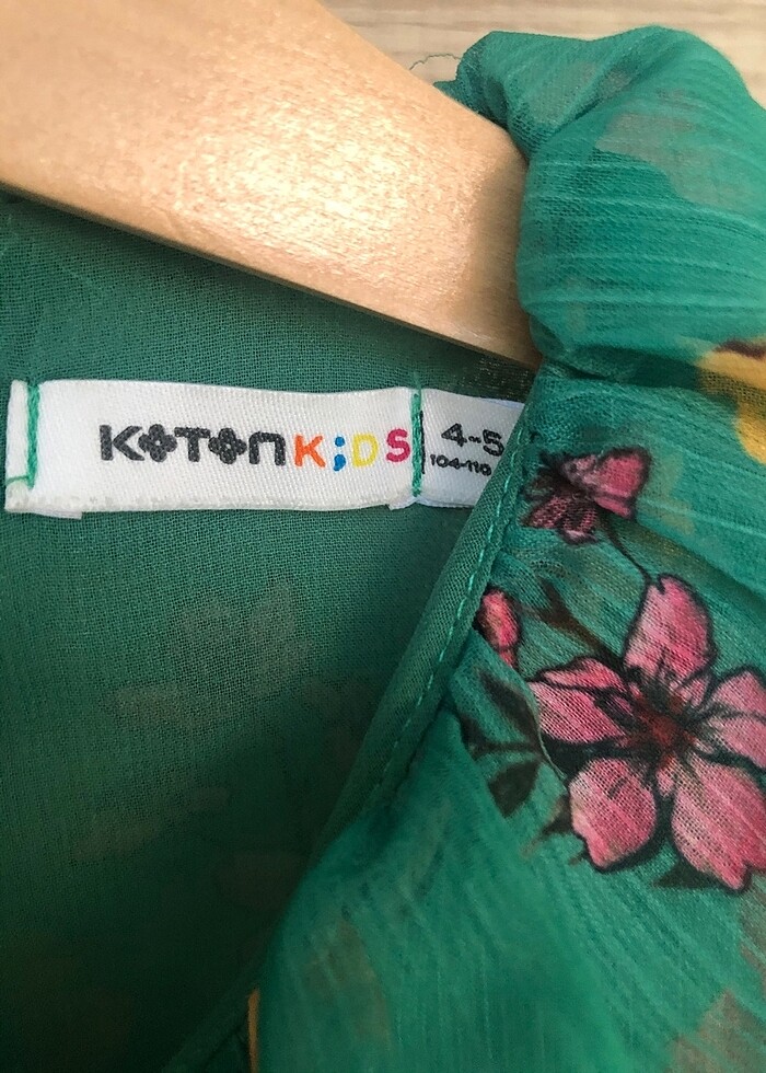 Çocuk koton elbise - Görsel 4