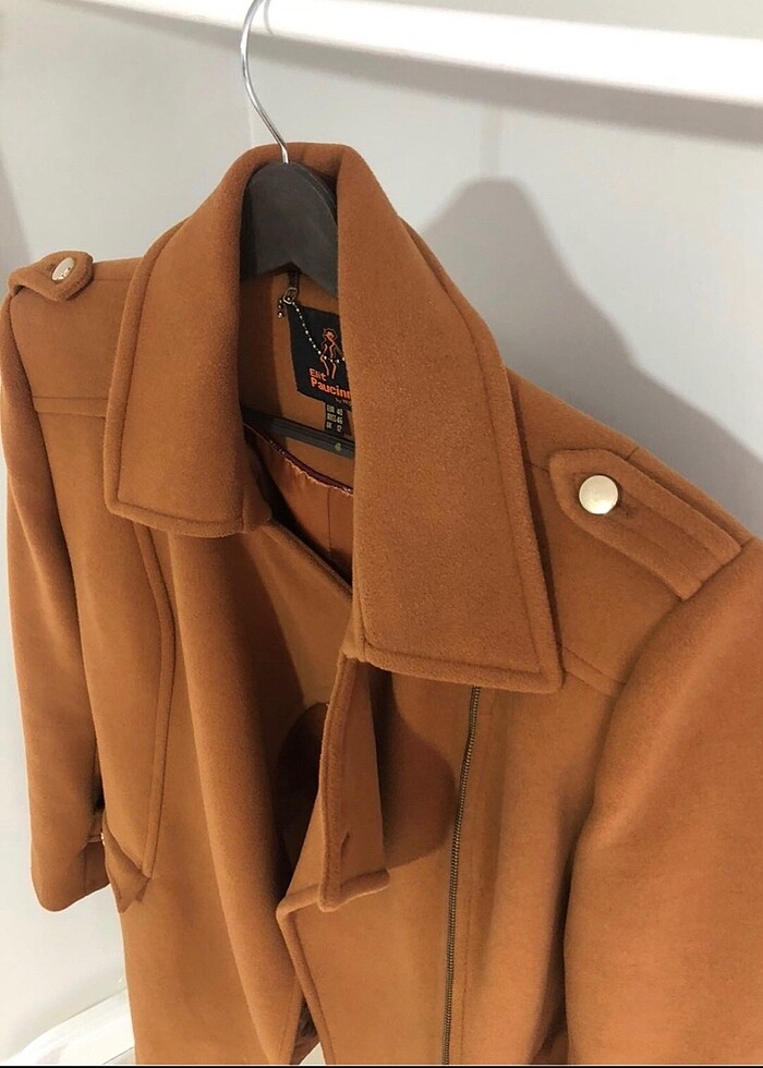 Kadın kaşe kaban - Görsel 4