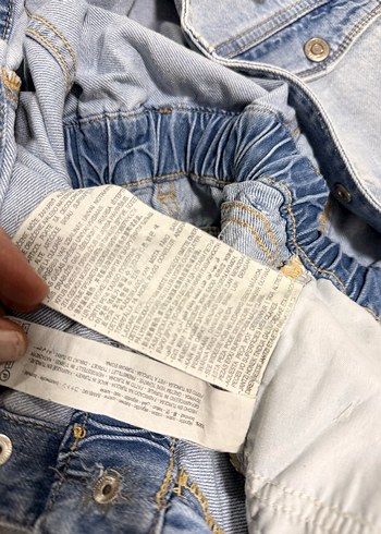 Kız Çocuk Kot Tulum - Görsel 5