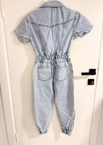 Kız Çocuk Kot Tulum - Görsel 2