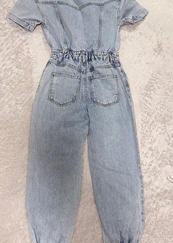 Kız Çocuk Kot Tulum - Görsel 4