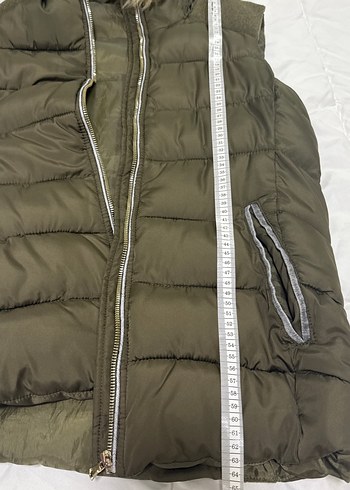 Kürk Detaylı Kadın Şişme Yelek - Görsel 6