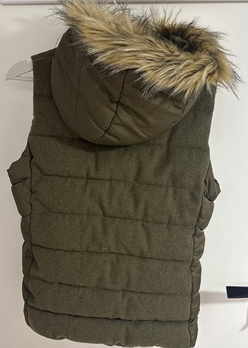 Kürk Detaylı Kadın Şişme Yelek - Görsel 3