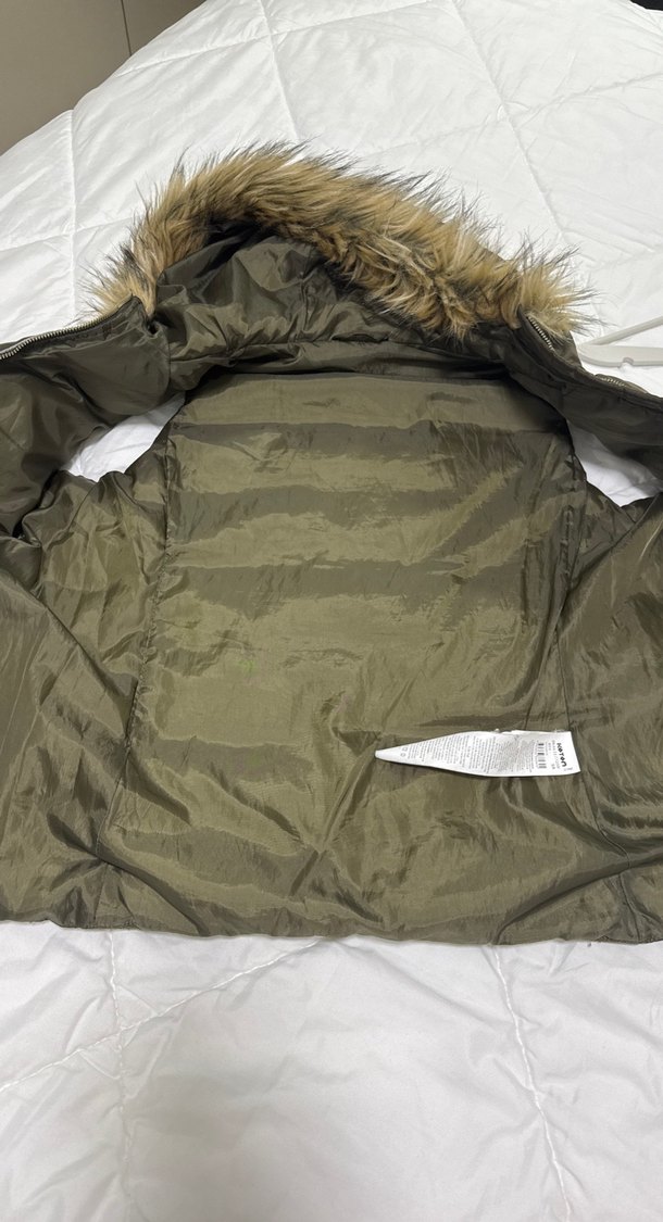 Kürk Detaylı Kadın Şişme Yelek - Görsel 5