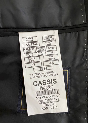 Erkek Siyah Klasik Kesim Takım Elbise Ceketi - Görsel 5